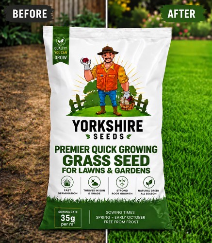 Premier quick growing grass - quick-growing,